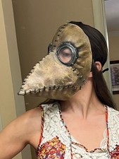 Halloween Plague Doctor Mask Brown
