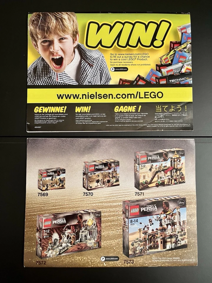 LEGO - Prince of Persia: Battle of Alamut (7573) Retired Set *MANUALS ONLY!* - Image 2 of 2