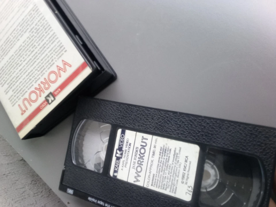 Jane Fonda Workout Prime Time VHS 1982 Set Karl-Lorimar Karl Vintage Video - Image 4 of 4