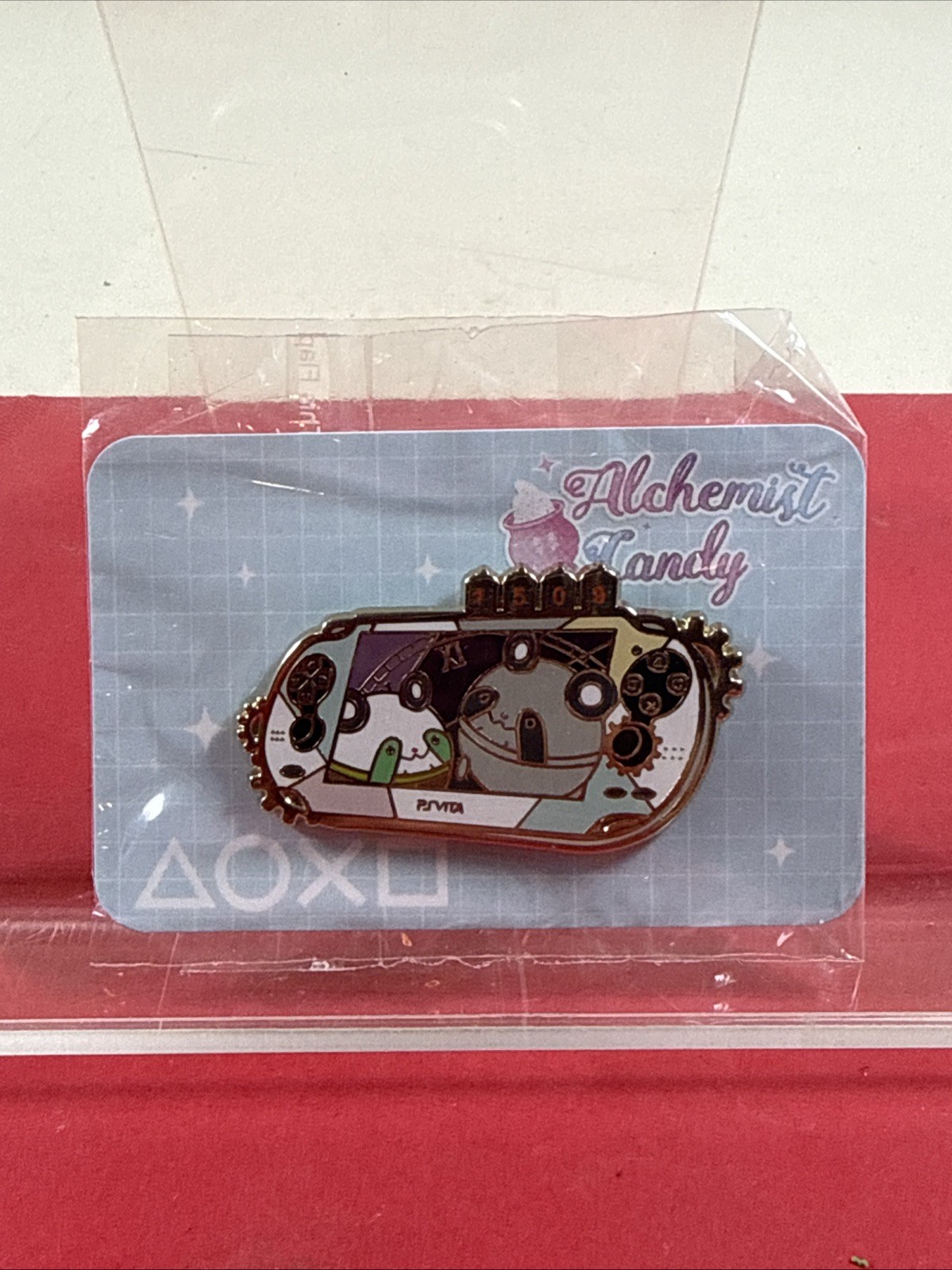 Alchemist Candy Steins Gate PS Vita Metal Enameled UPA Pin New Sealed