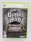 Guitar Hero: Metallica (Microsoft Xbox 360) CIB Complete Disc & Manual