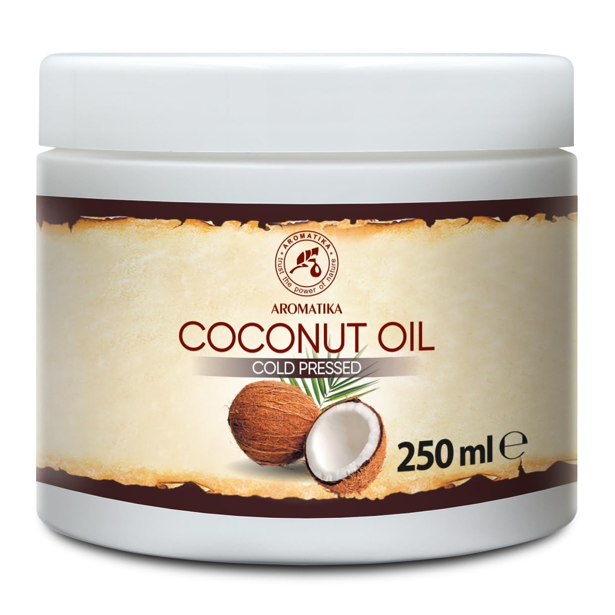 Beurre de coco Cocos Nucifera 250ml pour routine massage et détente