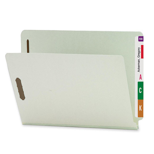 Smead Smd-34705 End Tab Pressboard Fastener Folder - Letter 8.5