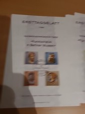 Berlin ersttagsb&auml;tter etb fdc Mk kompletter Jahrgang Vollstempel  Post ESST 1984