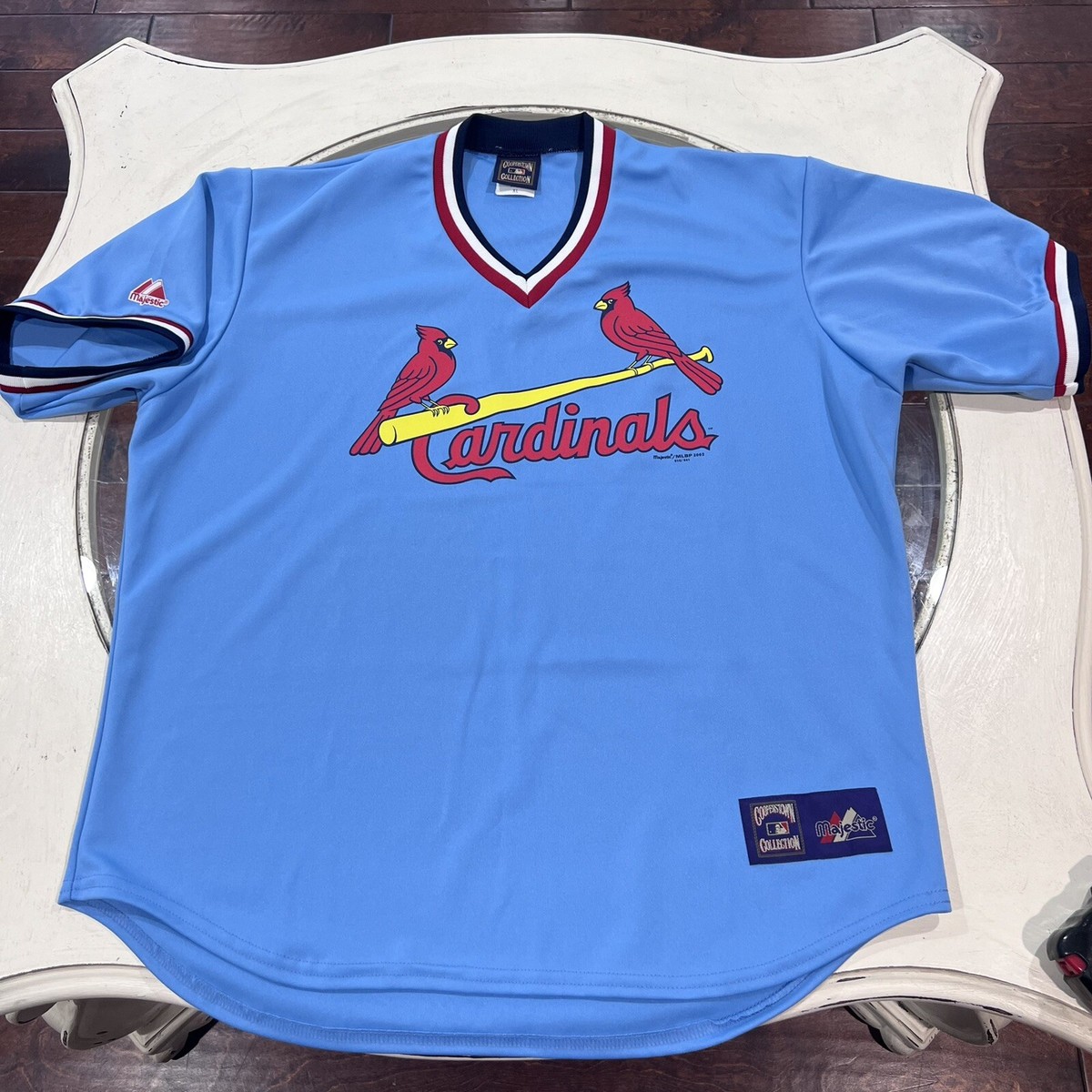 Vintage 2002 Majestic Cooperstown Collection St. Louis Cardinals