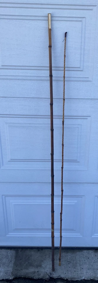 Lews Fishing Cane fishing pole 10ft 2 Pc Vintage Bamboo Rod Japan - Image 2 of 4