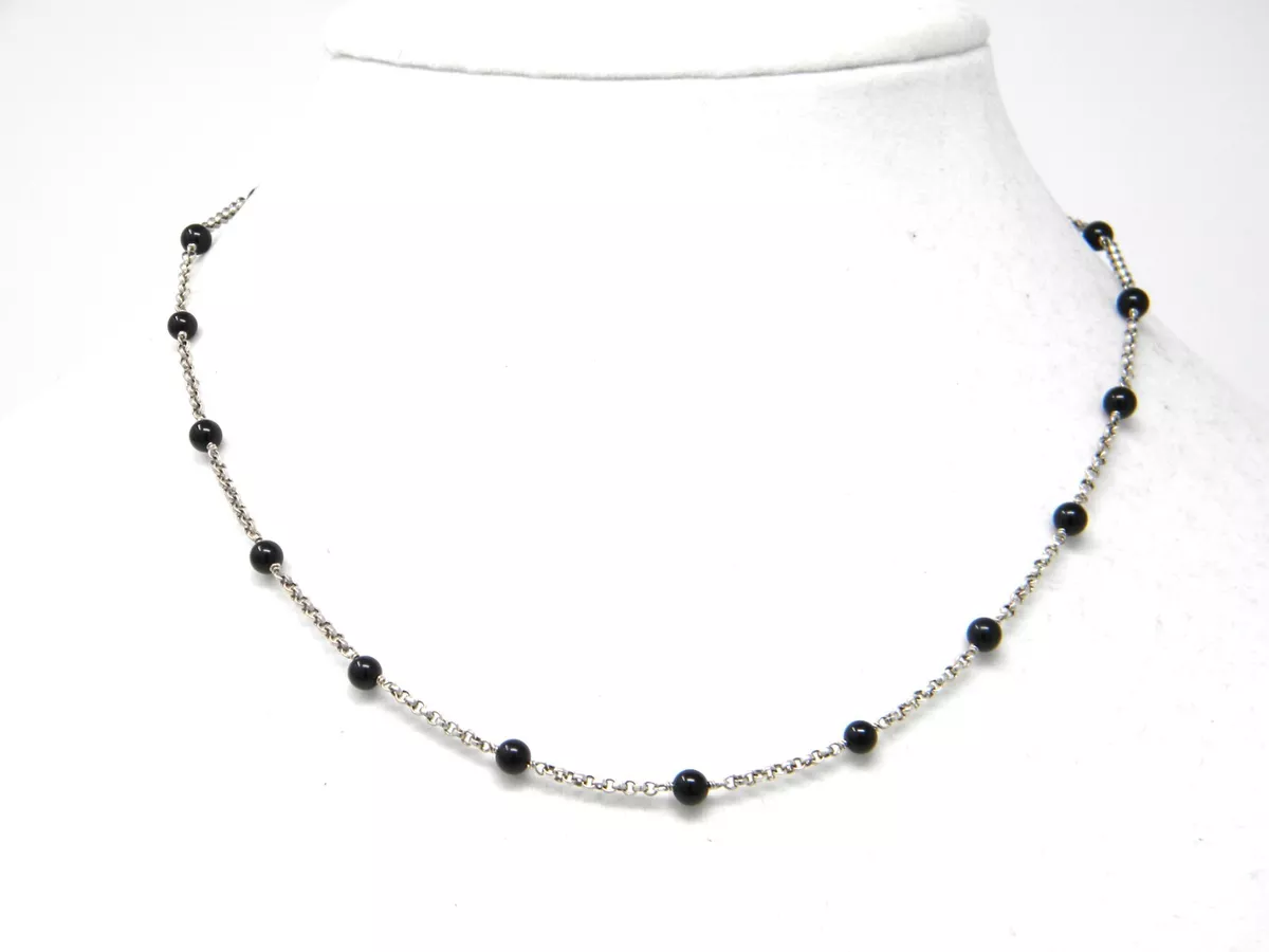 David yurman black onyx necklace deals