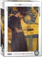 Eurographics Musik Von Gustav Klimt Puzzle 1000 Teile 680Mm X 480Mm