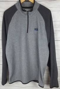 Old Navy Men 3/4 Zip Fleece Pullover Jacket Gray Black Size XL Long Sleeves | eBay