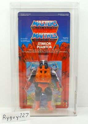 MOTU, Stinkor, AFA 80, graded, Masters of the Universe, MOC, sealed, figure