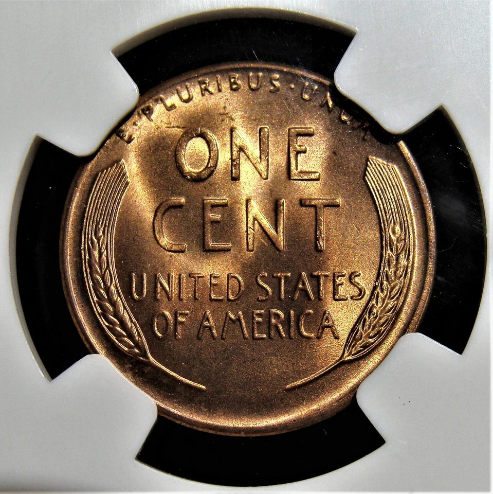 1957 1C MS 67 Red NGC. RARE - Image 2 of 4