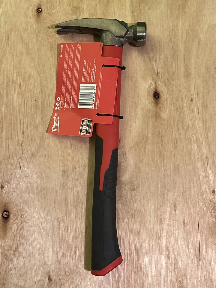 Martillo con mango de polietileno/fibra de vidrio cara lisa Milwaukee 48-22-9316 19 oz Foto 2 de 2