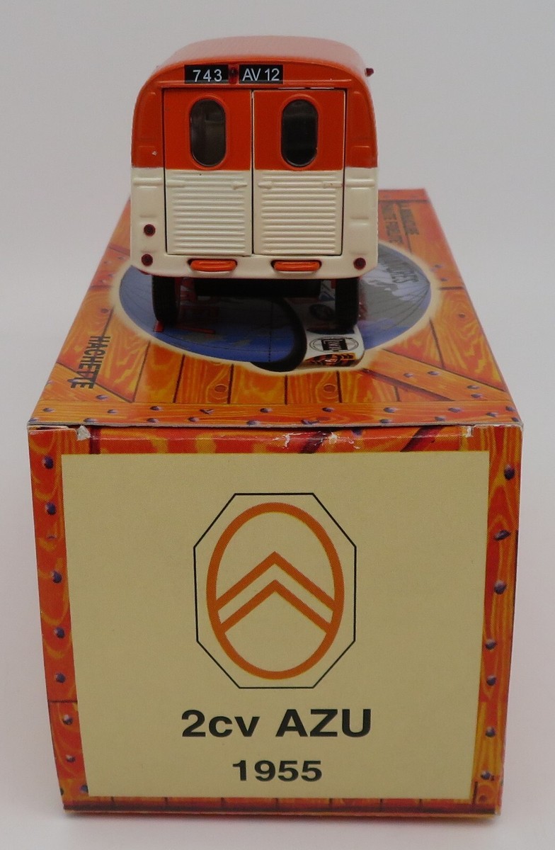 CITROËN 2CV AZU 1955 ミニカー NOREV b NOREV HACHETTE #9 CITROEN 2CV AZU BUVEZ ORANGINA 1955 1/43