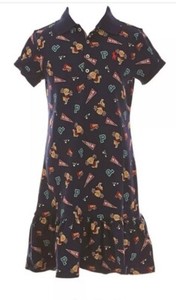 Polo Ralph Lauren Polo BEAR Dress BIG KIDS L 12-14 G CHEERLEADER BEAR MESH NWT