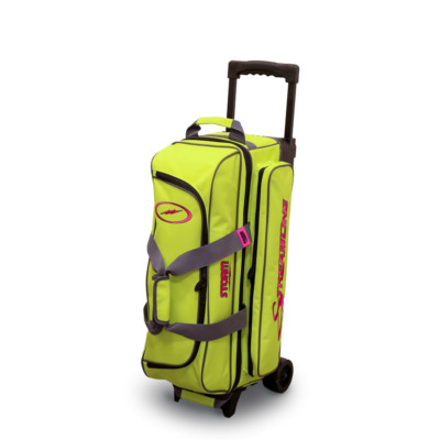STORM STREAMLINE TRIPLE BALL BAG - HOLDS 3 BALLS - WATERMELON SUGAR (LIME/GREY)