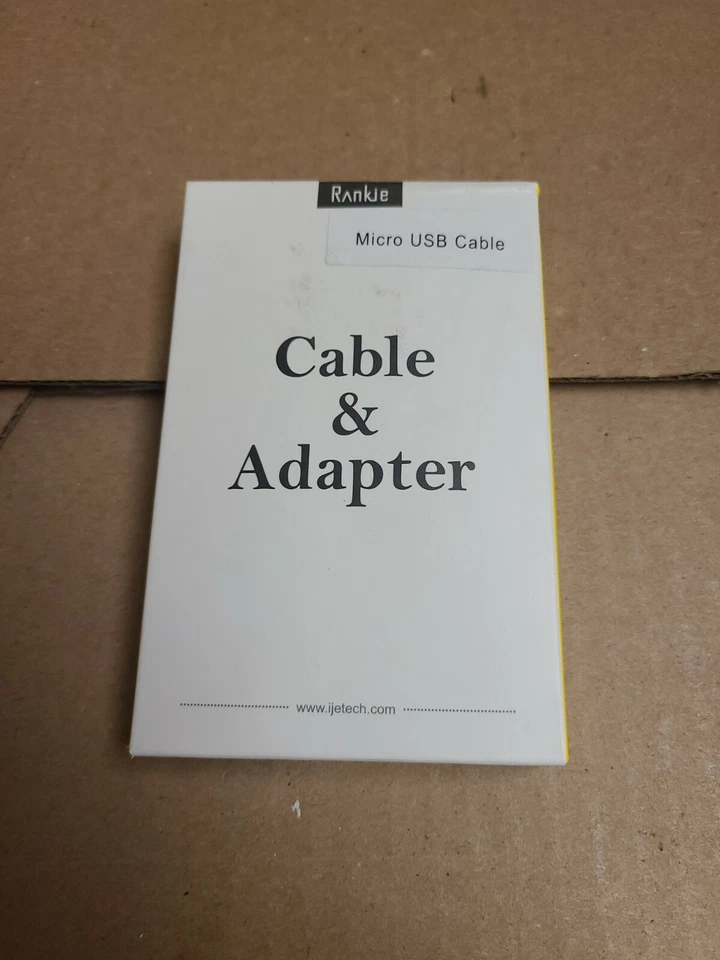 Rankie Cable Micro USB Alta Velocidad Datos y Carga Nylon Trenzado Paquete de 3 Foto 2 de 4