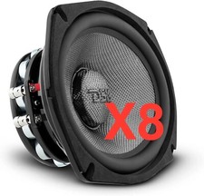 8 DS18 PRO-CF69.2NR 6x9" Loudspeaker Carbon Fiber 600 W 2 Ohms  8 Speakers 