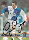 GRAEME LE SAUX Signed Blackburn Rovers 1997-98 Merlin Premier Gold Card #027