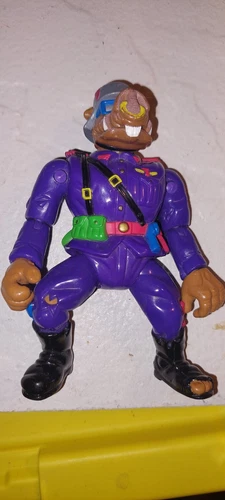 Vintage 1992 Private Porknose Bebop TMNT Playmates Figure Ninja Turtles RARE