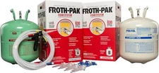 Froth Pak 630 Spray Foam Insulation Kit, Closed Cell 2-Part Foam, 15ft Hose