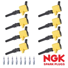 8 Heavy Duty Ignition Coil & NGK Iridium Spark Plug for 99-03 Ford F-150