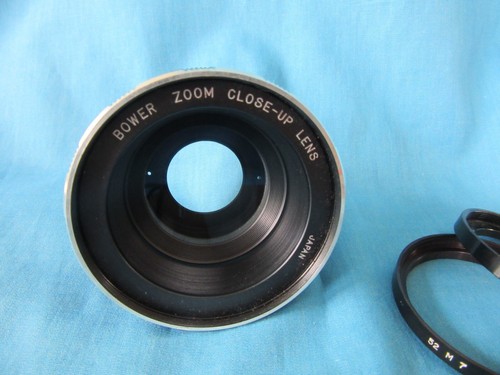 BOWER Zoom Close-up Lens + 2 Step Rings 52mm/46mm to fit its Series VII Threads - Picture 2 of 12