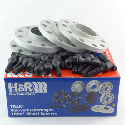 H&R Wheel Spacers VA+HA ABE for BMW i3 8 2 Series 5 Series 7e 30mm Silver/SW X55664-15