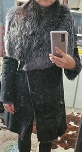 Karen Millen Shearling coat women, uk12/us8