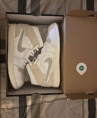Size 12 - Air Jordan 1 SE Craft Mid Inside Out - White Sail