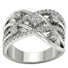 Solitaire Right Hand Engagement Ring I1 G 1.15 Ct Natural Round Diamond 14K Gold