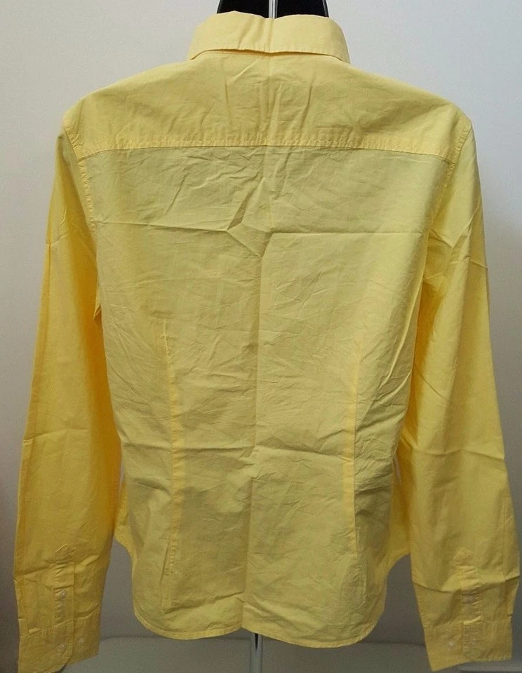 Camisa Top Blusa Mujer Bobby Jones Talla S Pequeña Amarilla NUEVA Foto 3 de 3