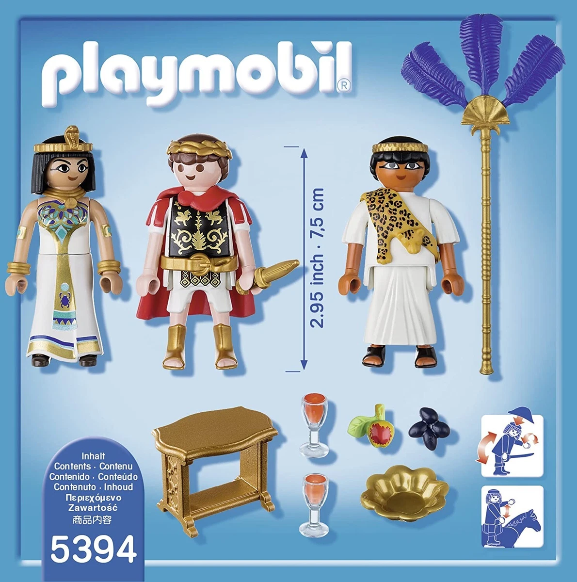 Playmobil History 5394 César et Cléopâtre - Playmobil - Achat