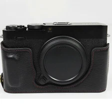 Protective Case Cover Leather Half Sleeve for FUJIFILM X-E4 Camera Accessory