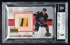 2000 Pacific Crown Royale Game-Worn Jerseys Phil Housley BGS 9 MINT Patch 0i6