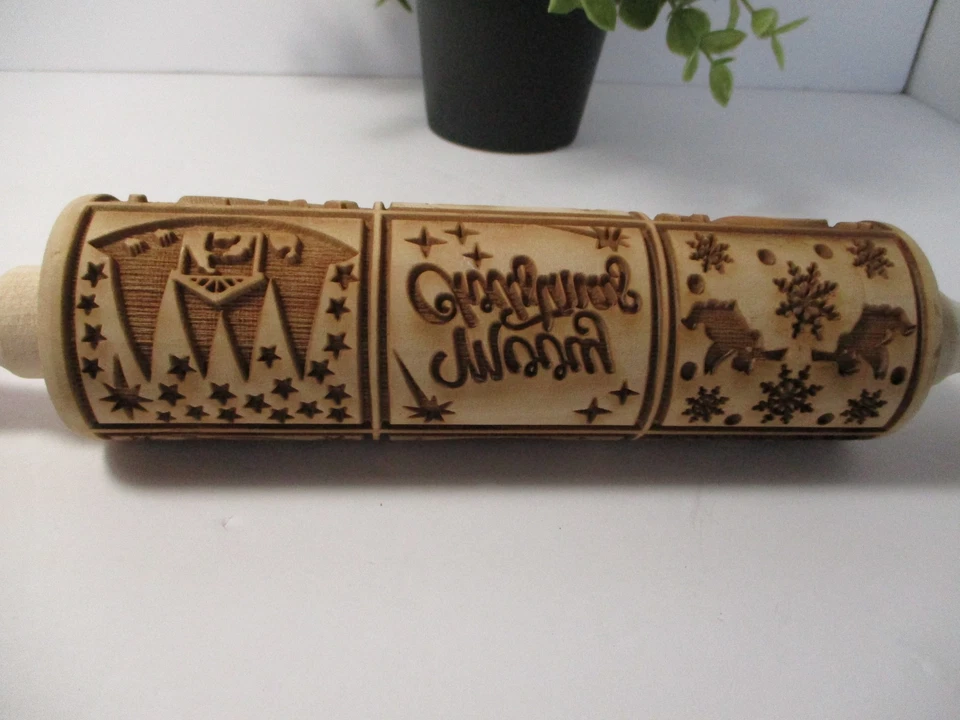 Navidad ~ Rodillo 6.5" ~ 9 Diseños Diferentes Belenes Navidad Foto 3 de 4