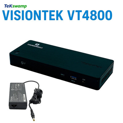 Genuine VisionTek VT4800 Thunderbolt 3 Dockingstation Dual DP mit 130W Adapter