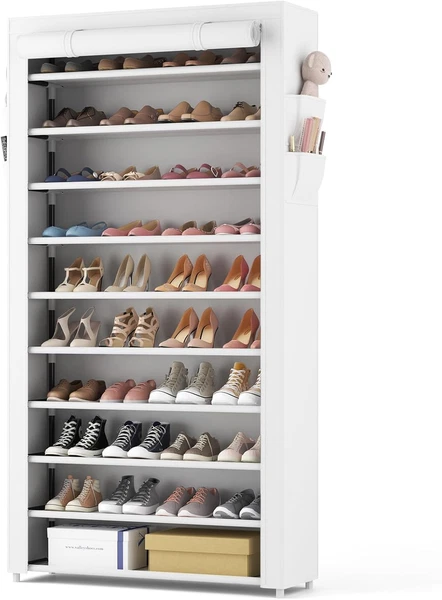 Vicye Schuhregal 11 Ebenen, Schuhschrank Hoch FüR 50 Paare Schuhe, Schuhaufbewah-image