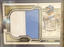 Topps 2023 Tier One Salvador Perez Royals Prodigious Patches Relic PP-SP /10