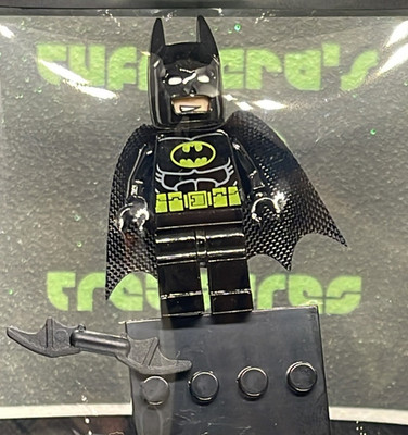 NEW! CHROME DOME CUSTOMS DC BATMAN (ULTRA GLOSSY BLACK) Minifigure MINT!