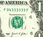 (( 6 IN A ROW )) $1 2021 ((AU)) (( 04333333 )) FANCY SERIAL # ** PAPER CURRENCY — photo 1