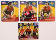2007 Smith's Crisps AFL Gold Footy Classic Tazos: MELBOURNE (Demons) .. Set of 4
