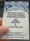 2025 Topps CJ Stroud Red Lava (Raw)
