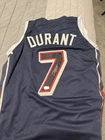 Kevin Durant 2024 Team USA Olympics Gold Jersey Autographed,  #7