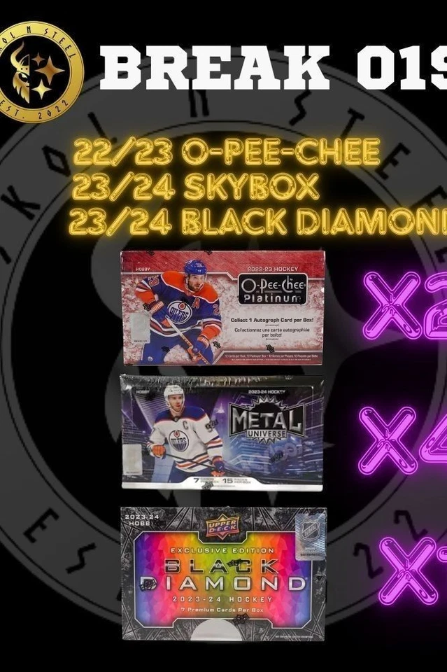BREAK 019 - 7 BOX PYT W/ BLACK DIAMOND