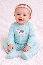 Carter's Baby Girls' 1 Piece Fleece Footie Pajama 9 Months
