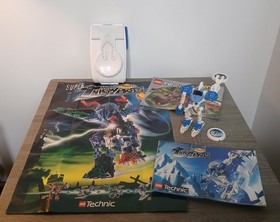 LEGO Technic Throwbots Ski 8501 Ice Slizer w/Case Disks Manual Poster Booklet