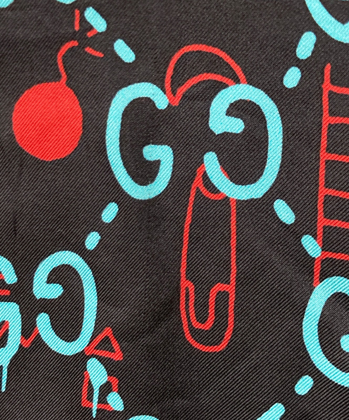 GUCCI Ghost GG Print Raglan Sleeve Jacket M Size Black 448545 Z669B From Japan thumbnail 19