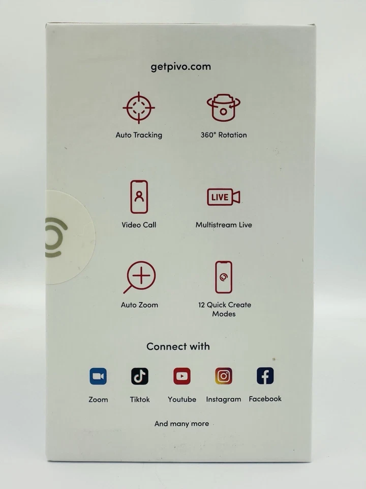 [Nuevo] Pivo Pod Silver Control Remoto-Seguimiento Automático Rotación 360 Grados-Envío Gratis Foto 4 de 4