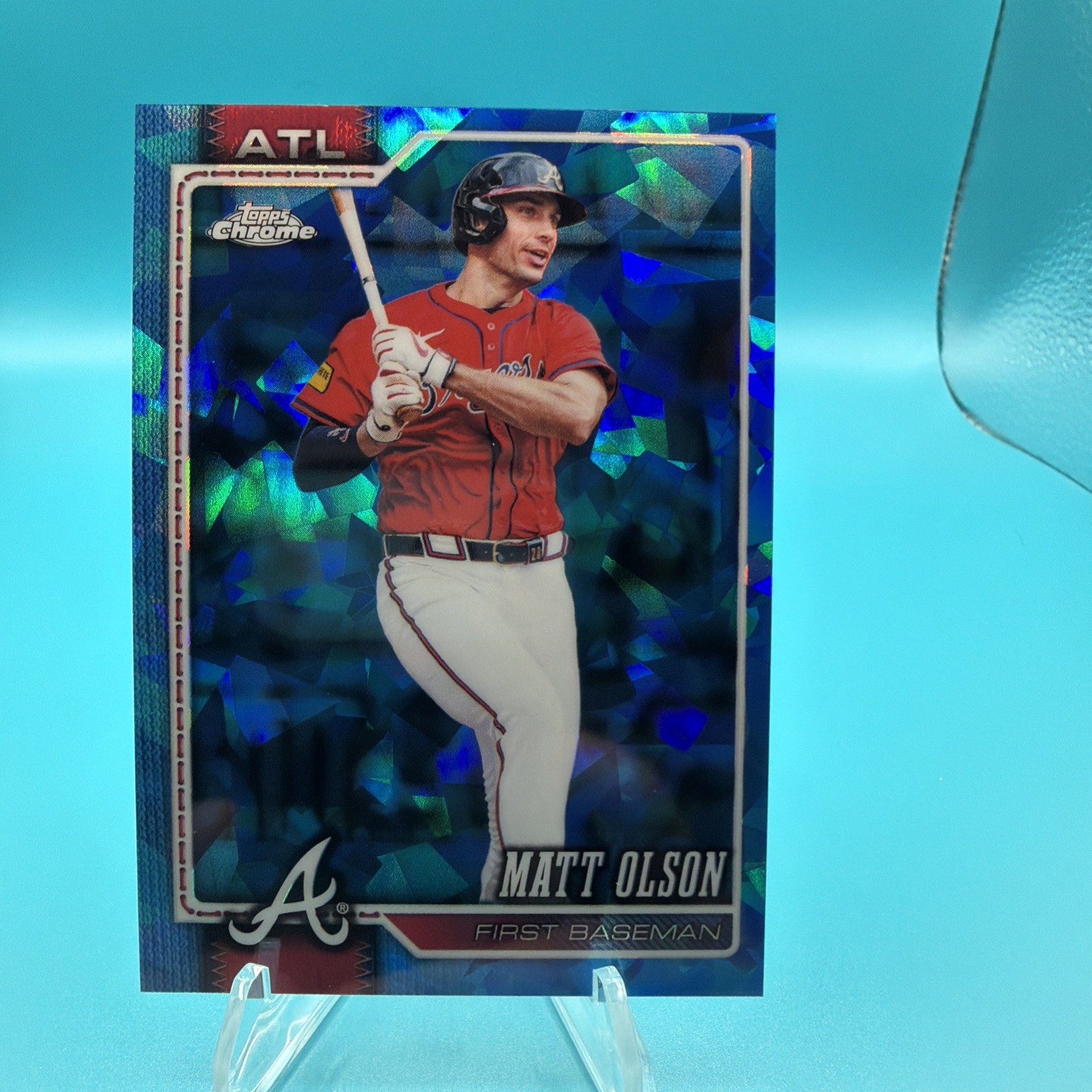 2026 Topps Chrome Sapphire Edition #241 Matt Olson/ Braves