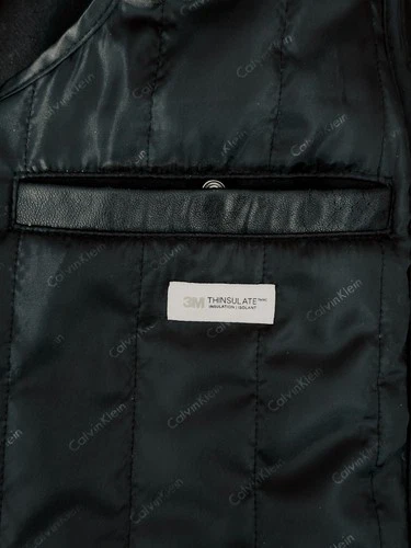 Calvin Klein Lambskin Leather Jacket Thinsulate Lined. Buttery Soft. Authentic! image 7